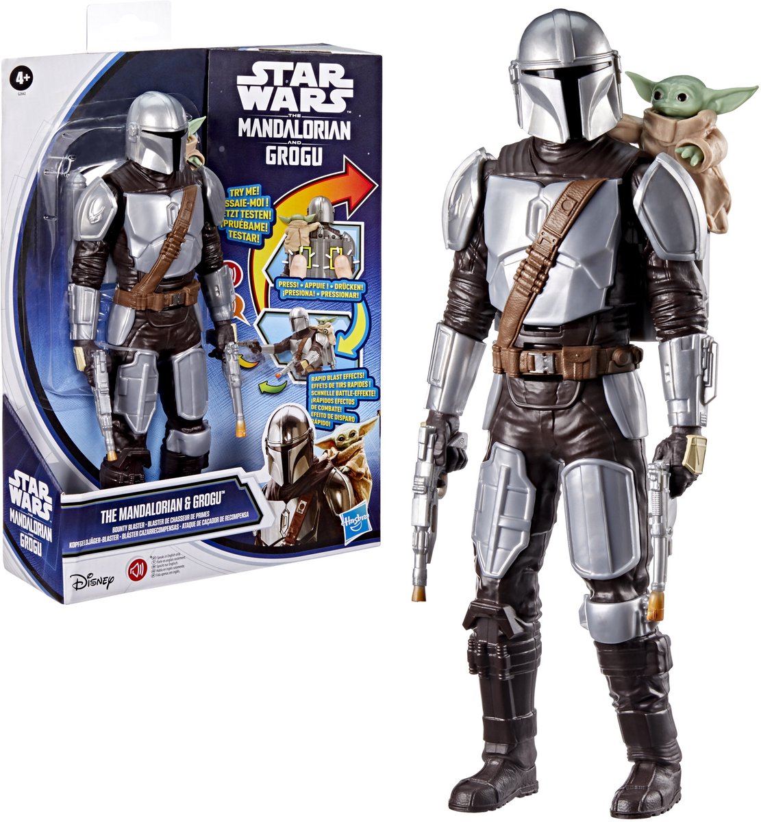 Star wars the mandalorian en grogu bounty blaster speelfiguur