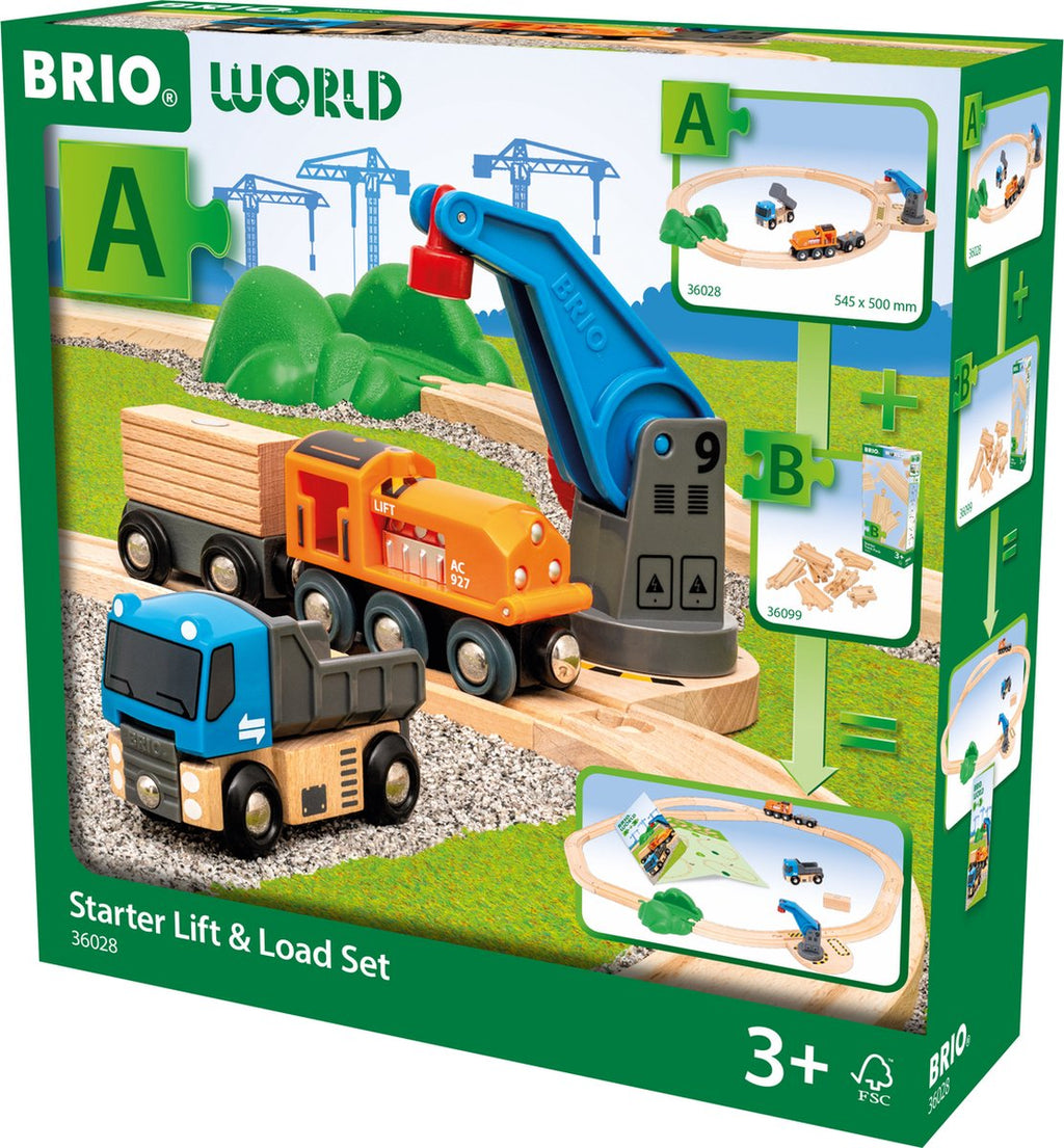 Ravensburger brio treinset hijs en laad startset - 14dlg.