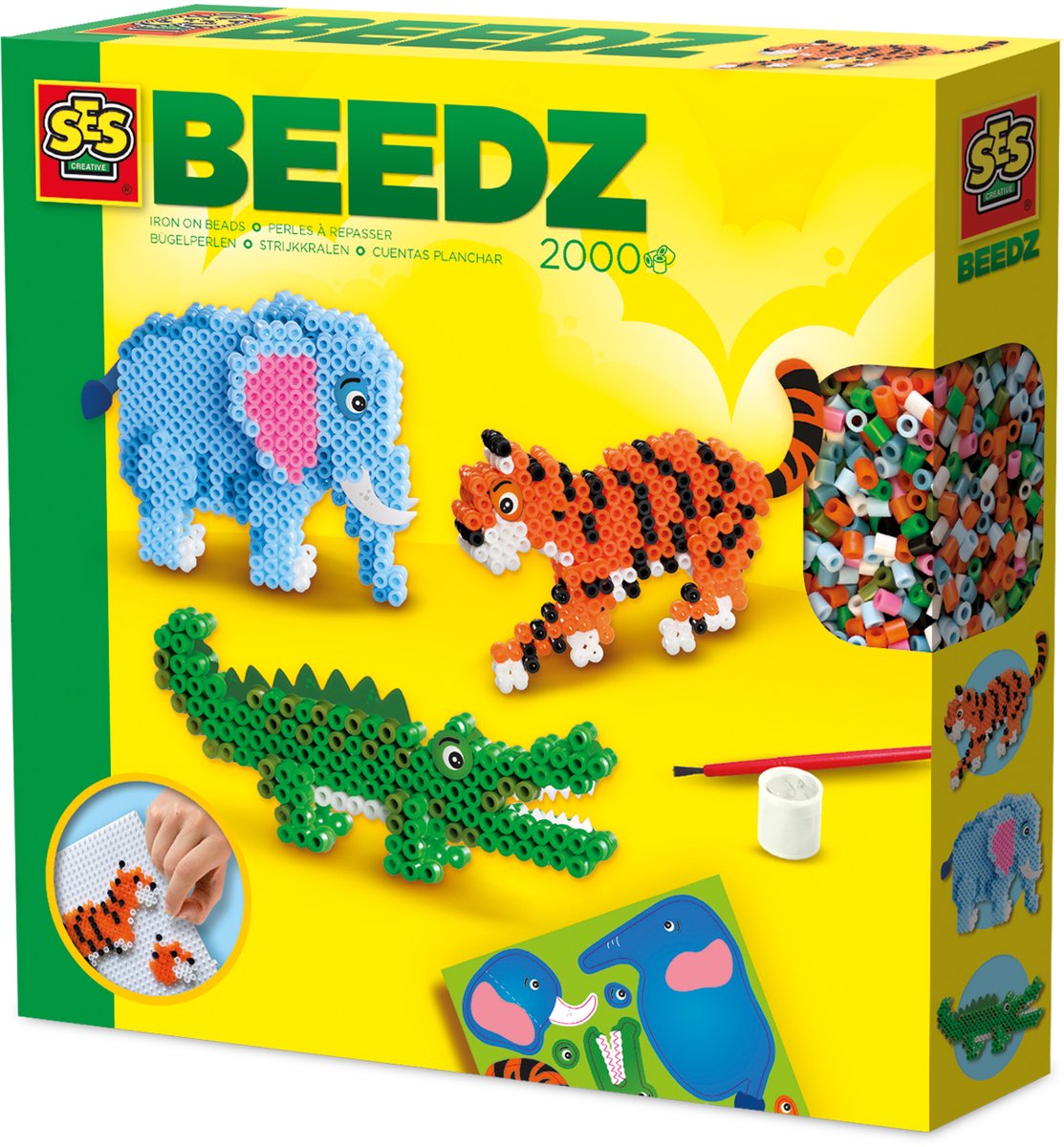 SES Creative - Creative Ses strijkkralen - safari dieren