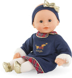 Corolle - babypop calin margaux holidays zachte pop 30cm blauw vanillegeur.