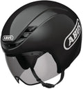ABUS - ABUS Fietshelm gamechanger tt 1.1 shiny black l - 57-61 cm - zwart - geschikt voor gebruik op tijdritfietsen - 390 g