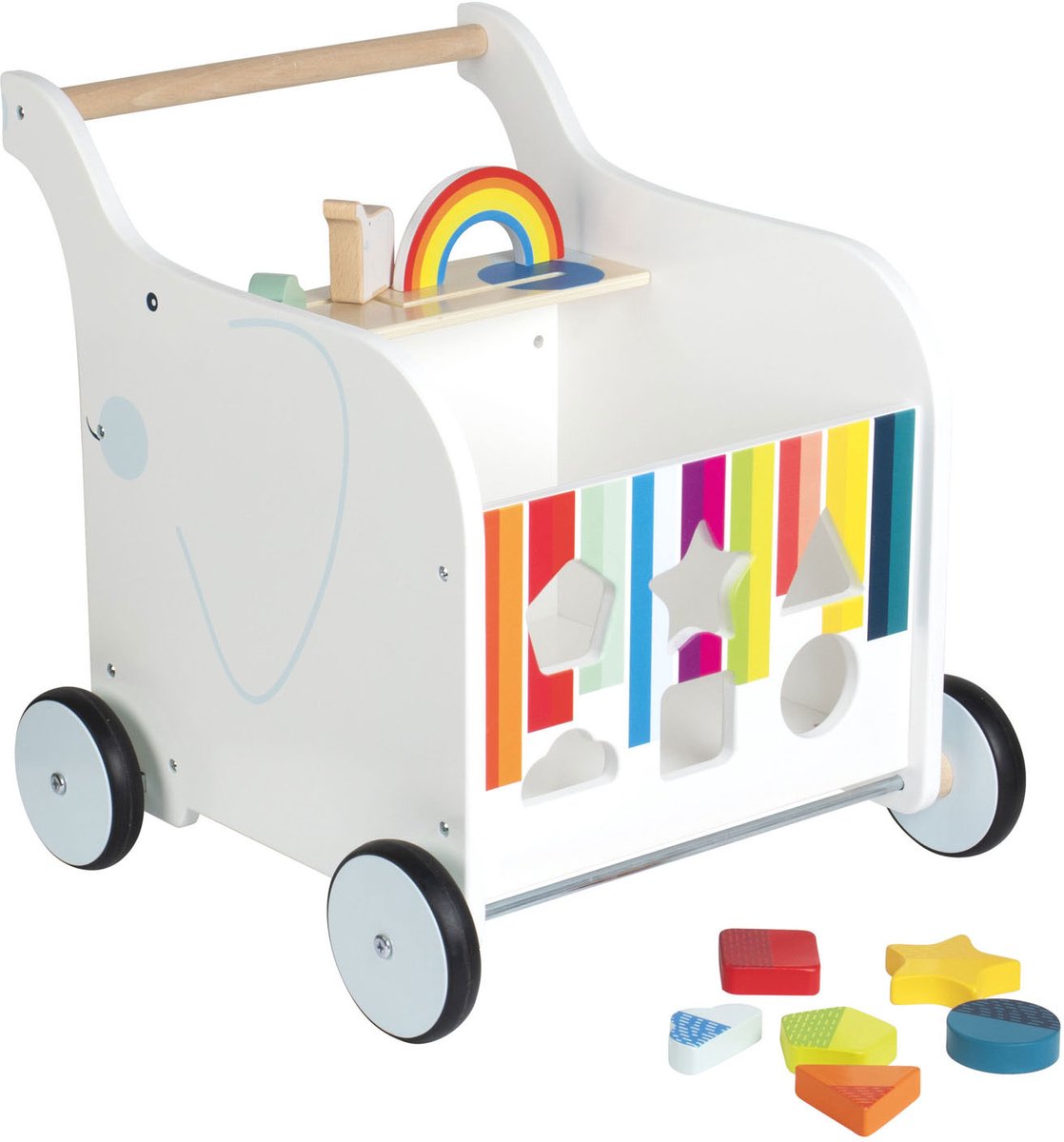 Small Foot - baby walker speelgoedkist olifant
