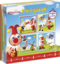 Bambolino jokie efteling puzzel 4 in 1 educatief peuter speelgoed - kinderpuzzel 4x6x9x16 stukjes leren puzzelen, 3 jaar en ouder - toys