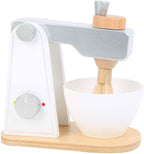 Small foot - houten mixer wit