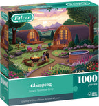 Falcon - legpuzzel glamping 1000 stukjes landschap volwassenen.