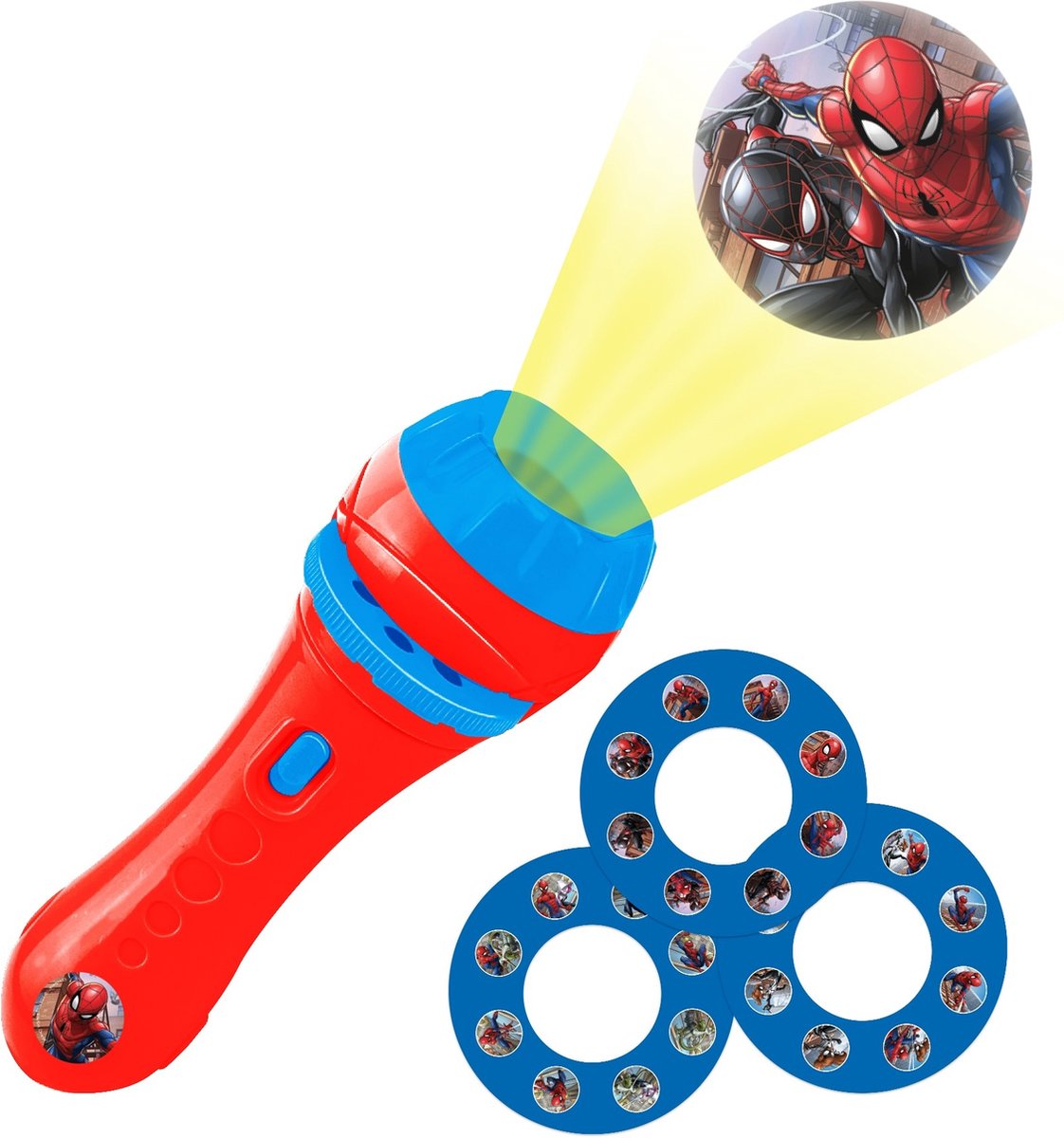 Lexibook spiderman projectie-zaklamp met 24 plaatjes