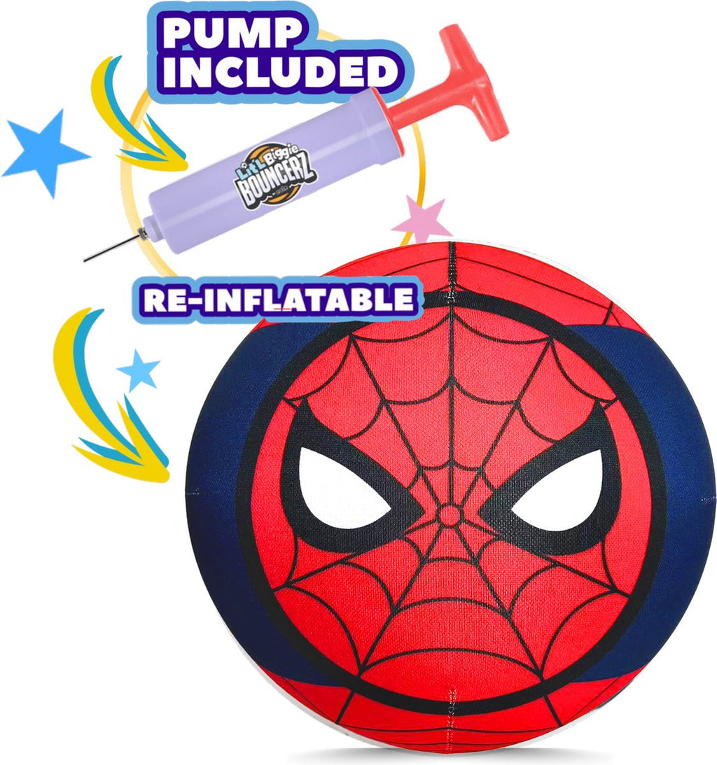 Gear2Play - Gear2 Lit'l biggie bouncerz spiderman - opblaasbare speelgoedbal