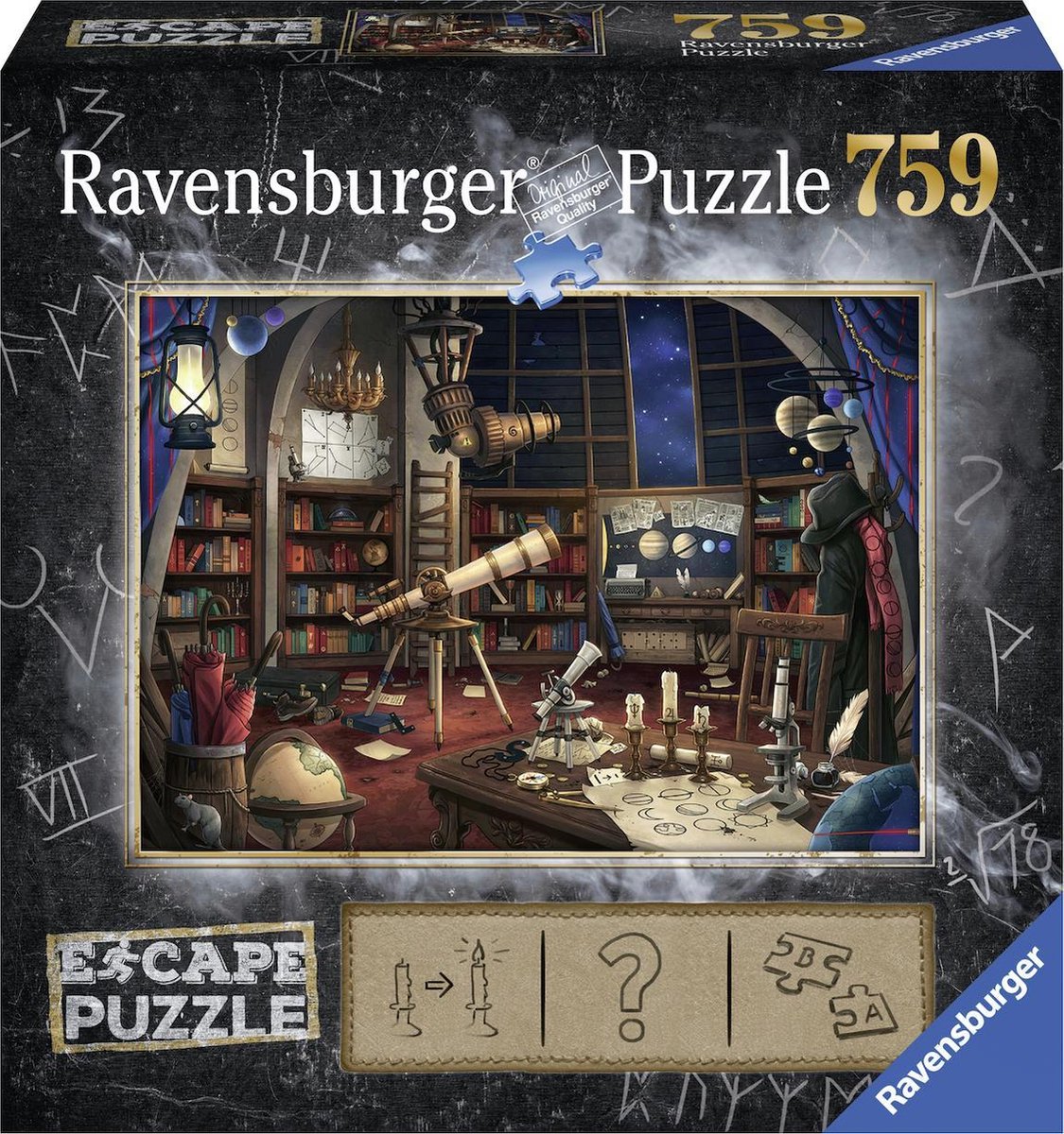 Ravensburger - escape room puzzel - de sterrenwacht 759st.