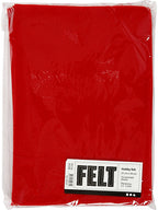 Creativ company hobbyvilt, rood, a4, 10 vel