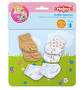 Heless - Heless Poppensokken glitter - 3 paar 28-35 cm