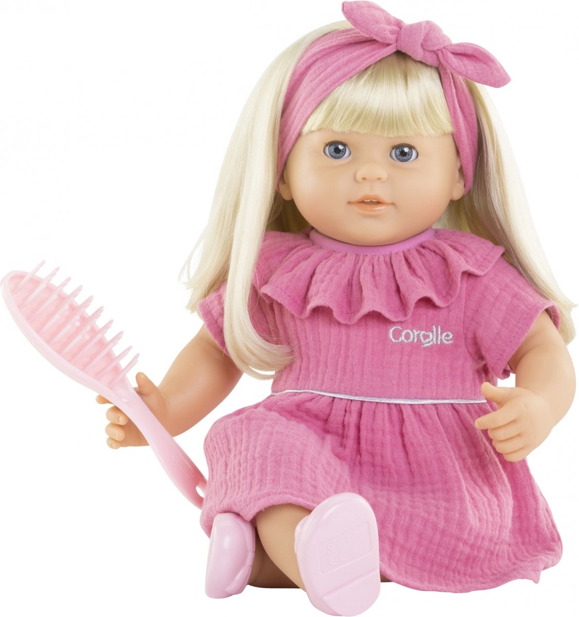 Corolle - mon grand poupon babypop met lang haar jade 36cm