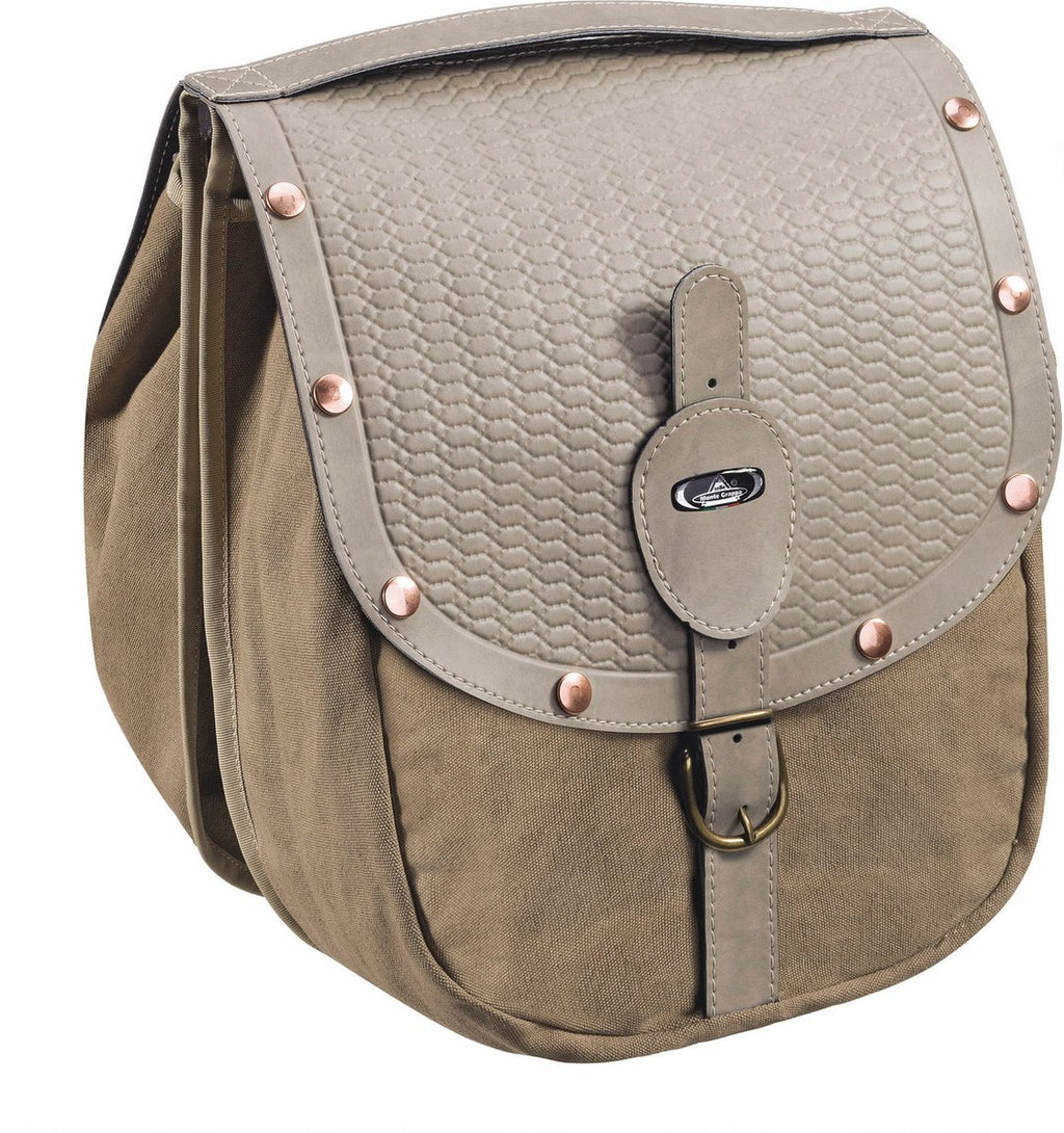 Monte grappa dubbele tas 16,5l british m klinknagels grijs