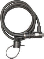 Kryptonite kryptoflex 1218 cijferslot – kabelslot – spiraalkabel met combinatieslot – veelzijdig slot – 180 cm – staal – zwart