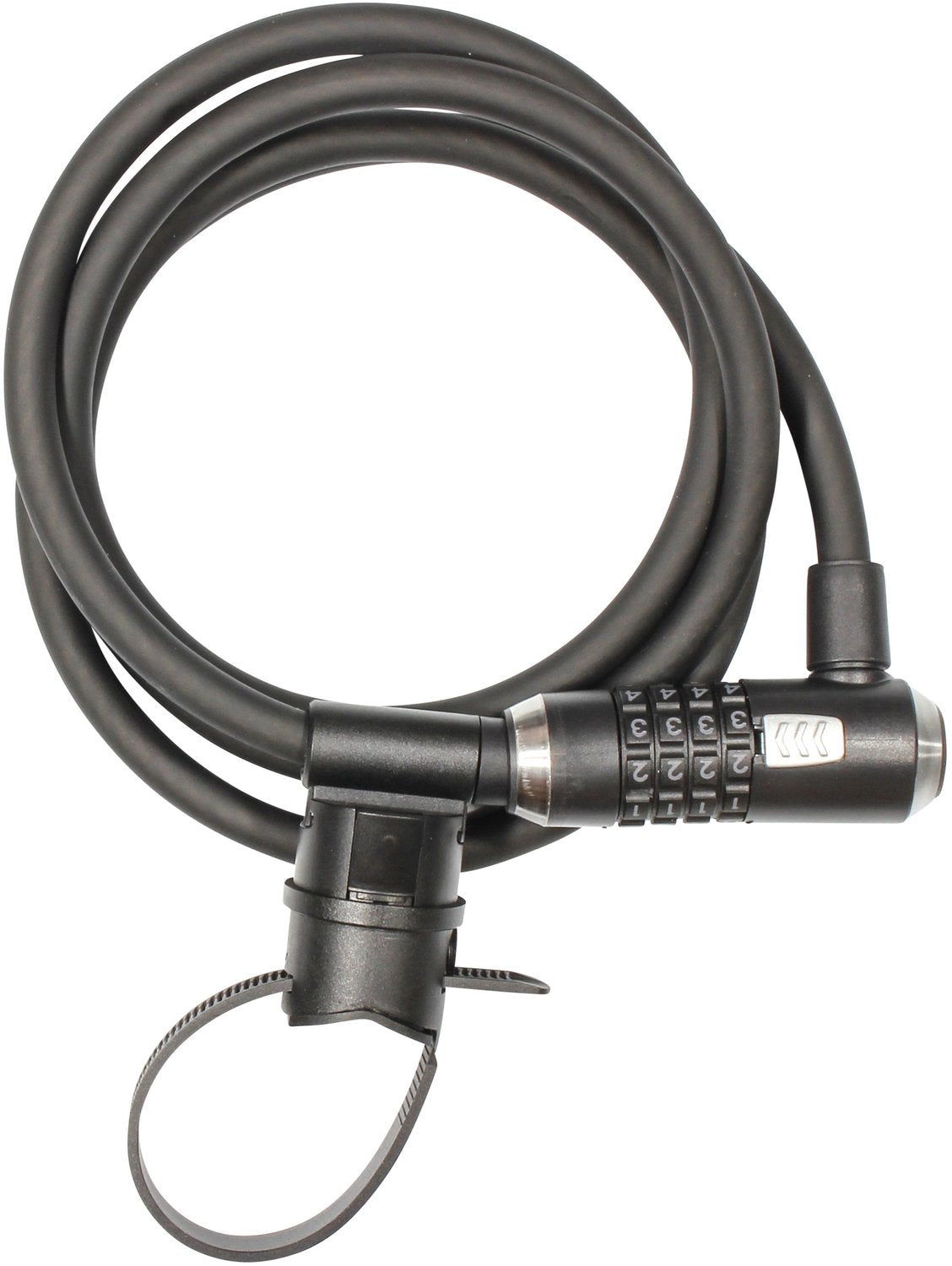 Kryptonite kryptoflex 1218 cijferslot – kabelslot – spiraalkabel met combinatieslot – veelzijdig slot – 180 cm – staal – zwart