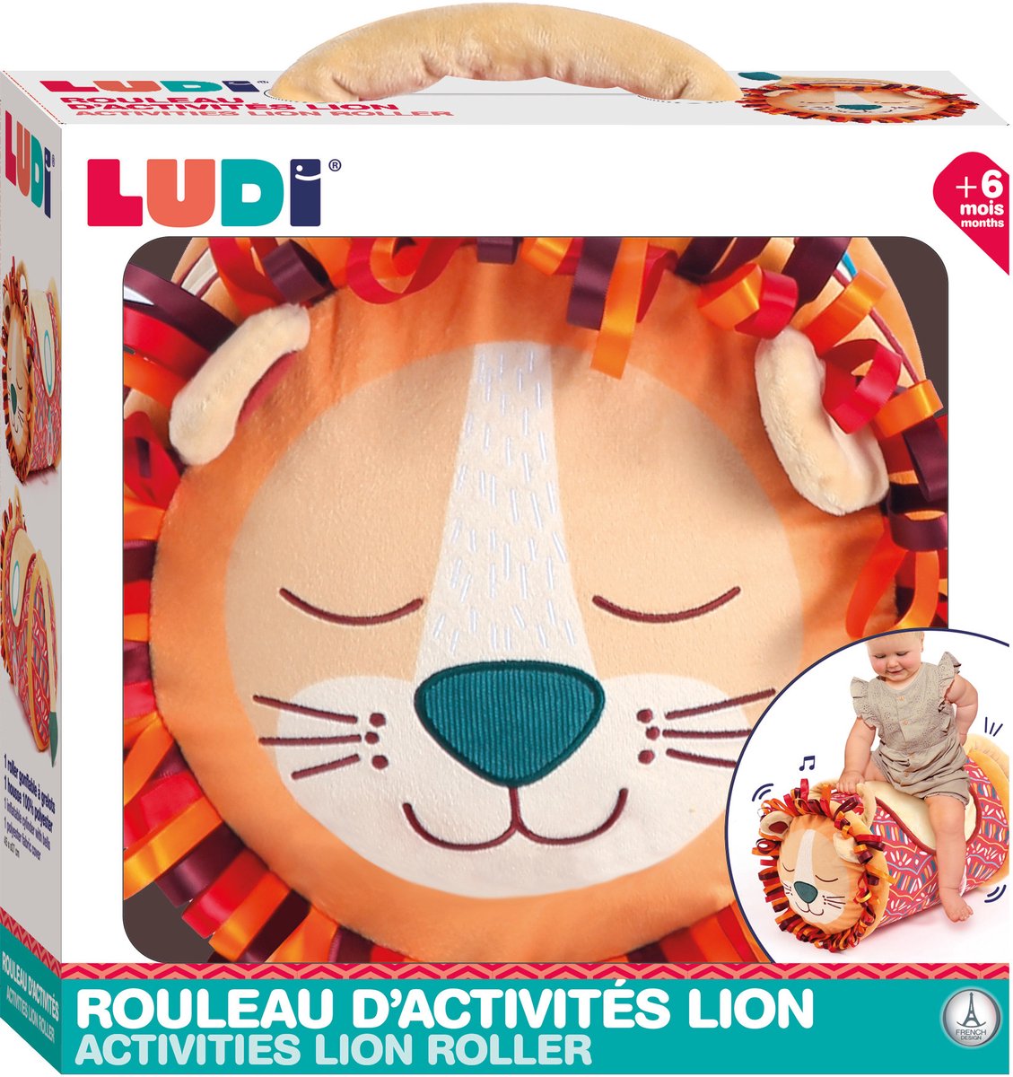 Ludi babyspeelgoed activiteitsrol leeuw