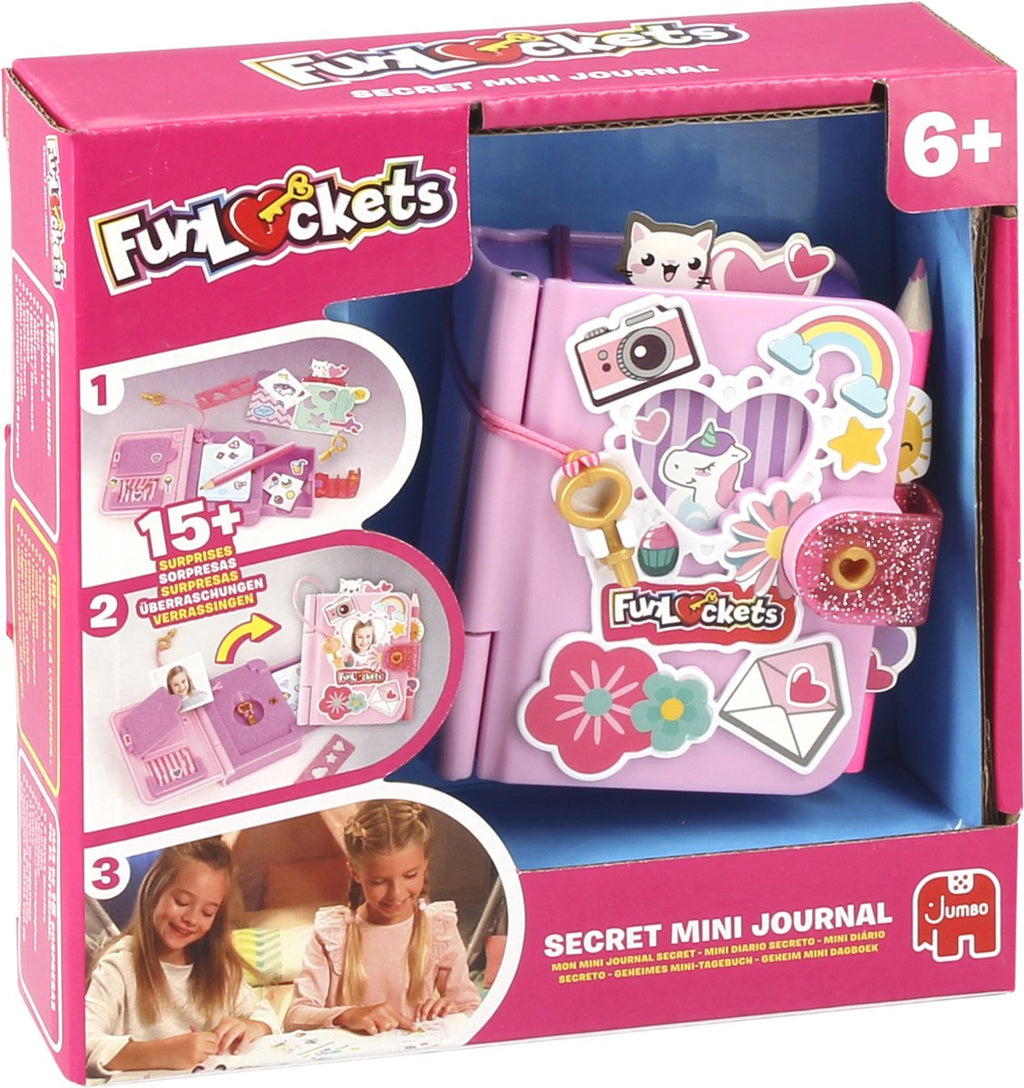 Funlockets - Funlockets - secret mini journal - dagboek voor meisjes 6 jaar - met 15+ verrassingen