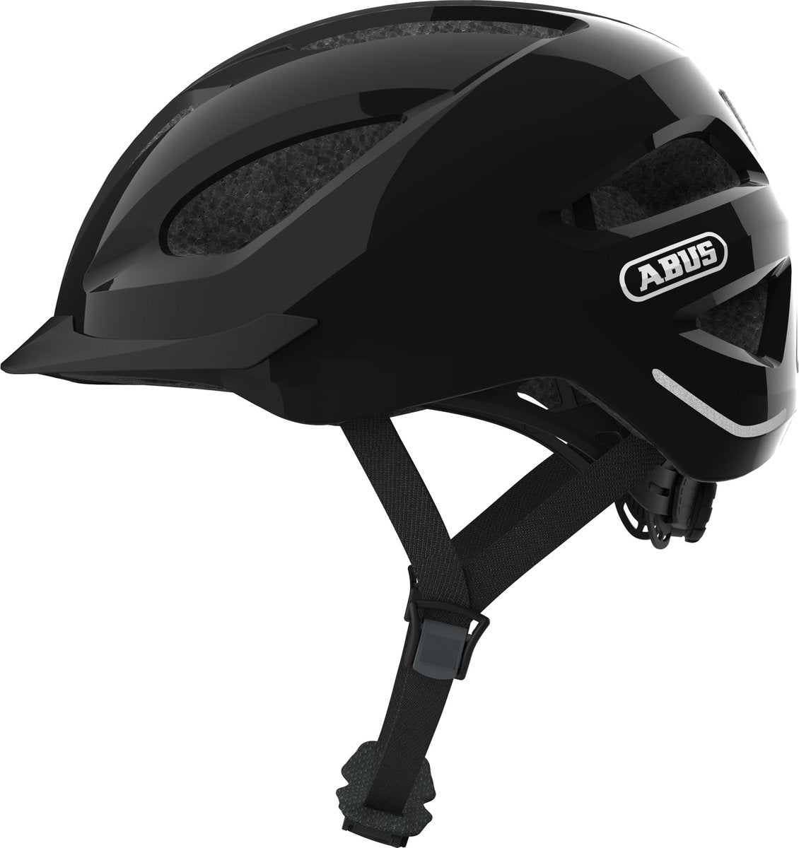 Casque Abus Pedelec 1,2 M (52-57), homologué NTA 8776 pour scooter et speed pedelecs Gold sn Gold. Noir