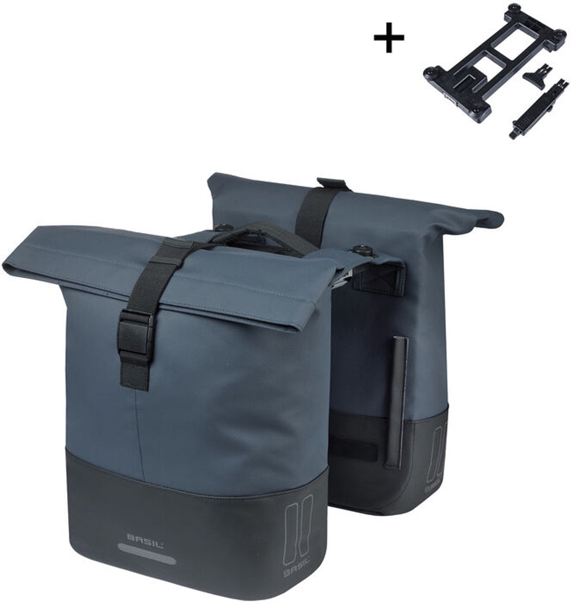 Basil B.V. - B.V. Tas basil cove dubbel blauw/zwart | mik | 32l
