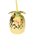 Drinkbeker gouden ananas