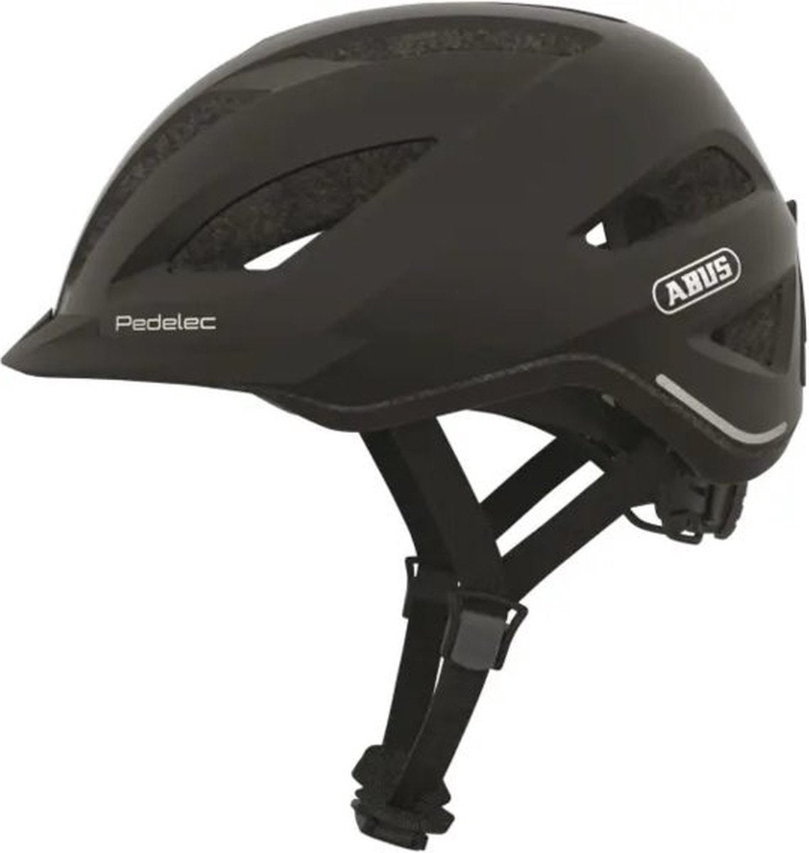Casque Abus Pedelec 1,2 M (52-57), homologué NTA 8776 pour scooter et speed pedelecs Gold sn Gold. Noir