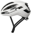 Abus fietshelm taipan shiny white l - 57-61 cm - wit - geschikt voor gebruik op gravel bikes - 295 g