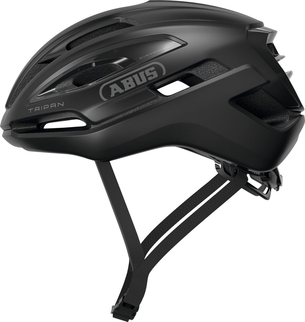 ABUS - ABUS Fietshelm taipan velvet black l - 57-61 cm - zwart - geschikt voor gebruik op gravel bikes - 295 g