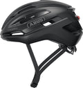 ABUS - ABUS Fietshelm taipan led velvet black m - 54-58 cm - zwart - geschikt voor gebruik op gravel bikes - 295 g