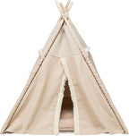 Trixie kattenmand tipi boho beige