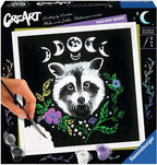 Ravensburger pixie cold edition raccoon - schilderen op nummer voor volwassenen