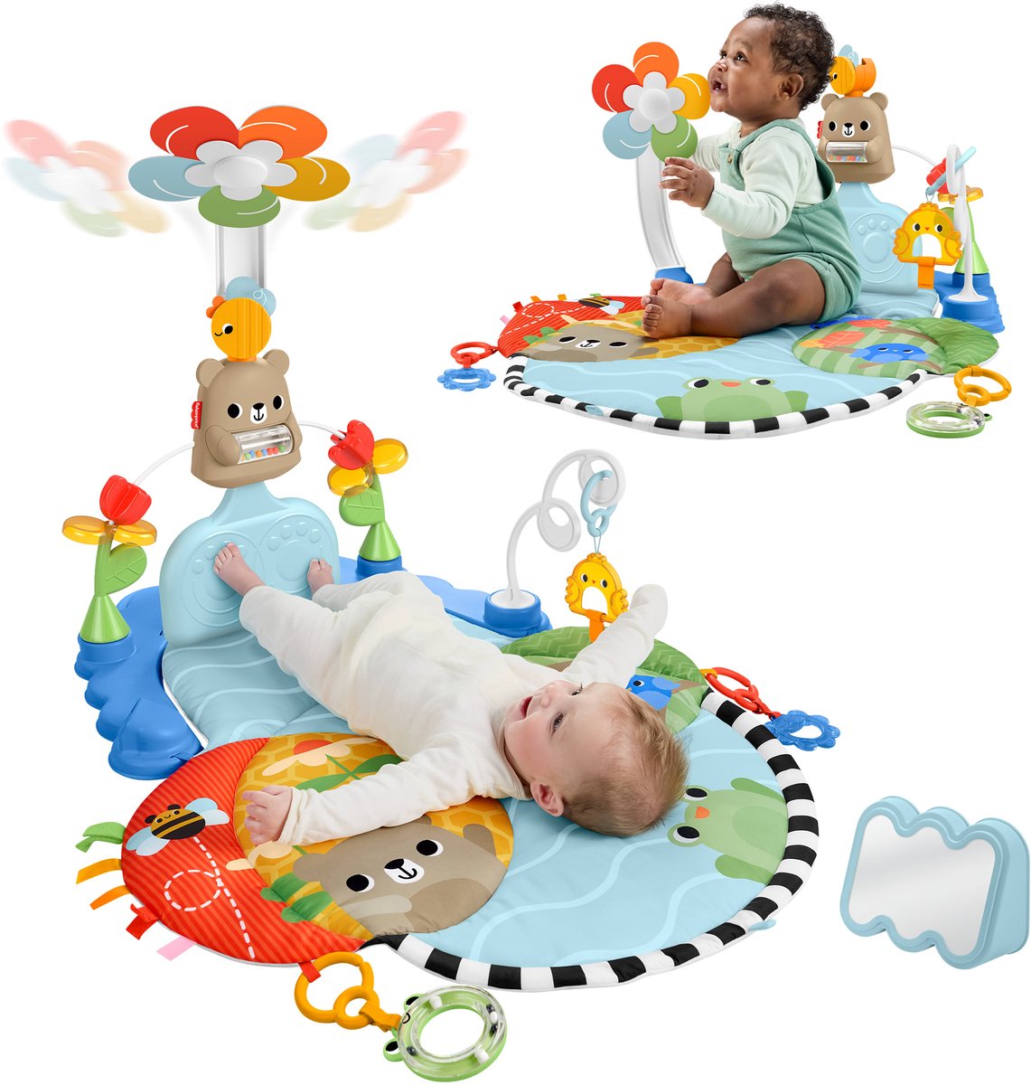 Fisher-Price - Fisher-Price Fisher price 3-in-1 activiteitenmat voetenspel