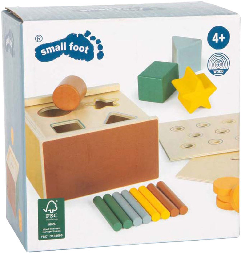 Small foot - houten montessori vormpassend spel fsc