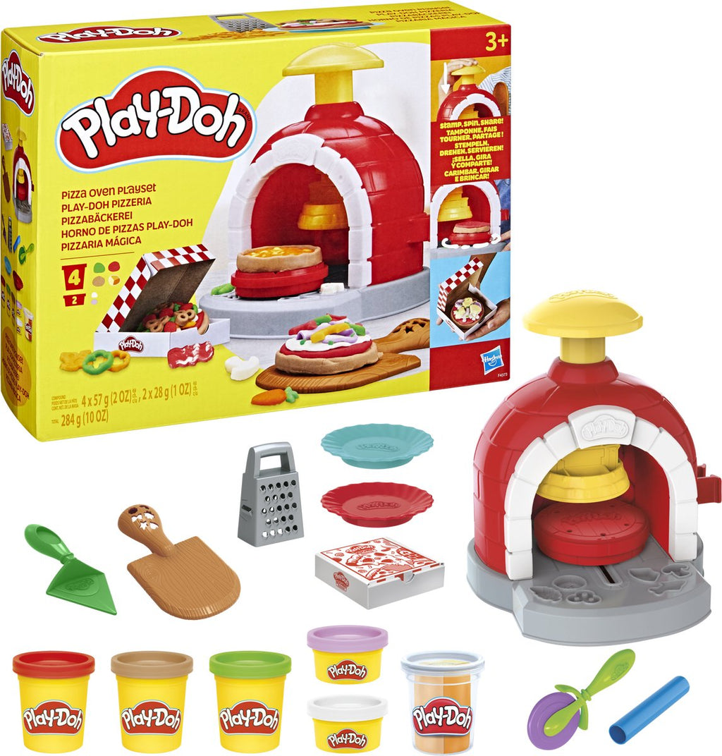 Play-Doh -Doh stempelen en draaien - pizza speelset