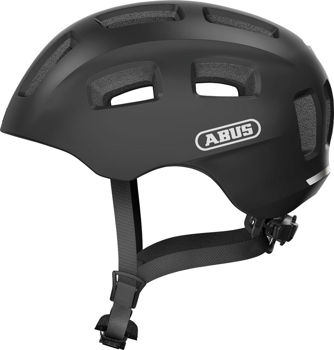 ABUS - ABUS Fietshelm youn-i 2.0 velvet black m - 52-57 cm - zwart - geschikt voor gebruik op elektrische fietsen - stadsfietsen - 260 g