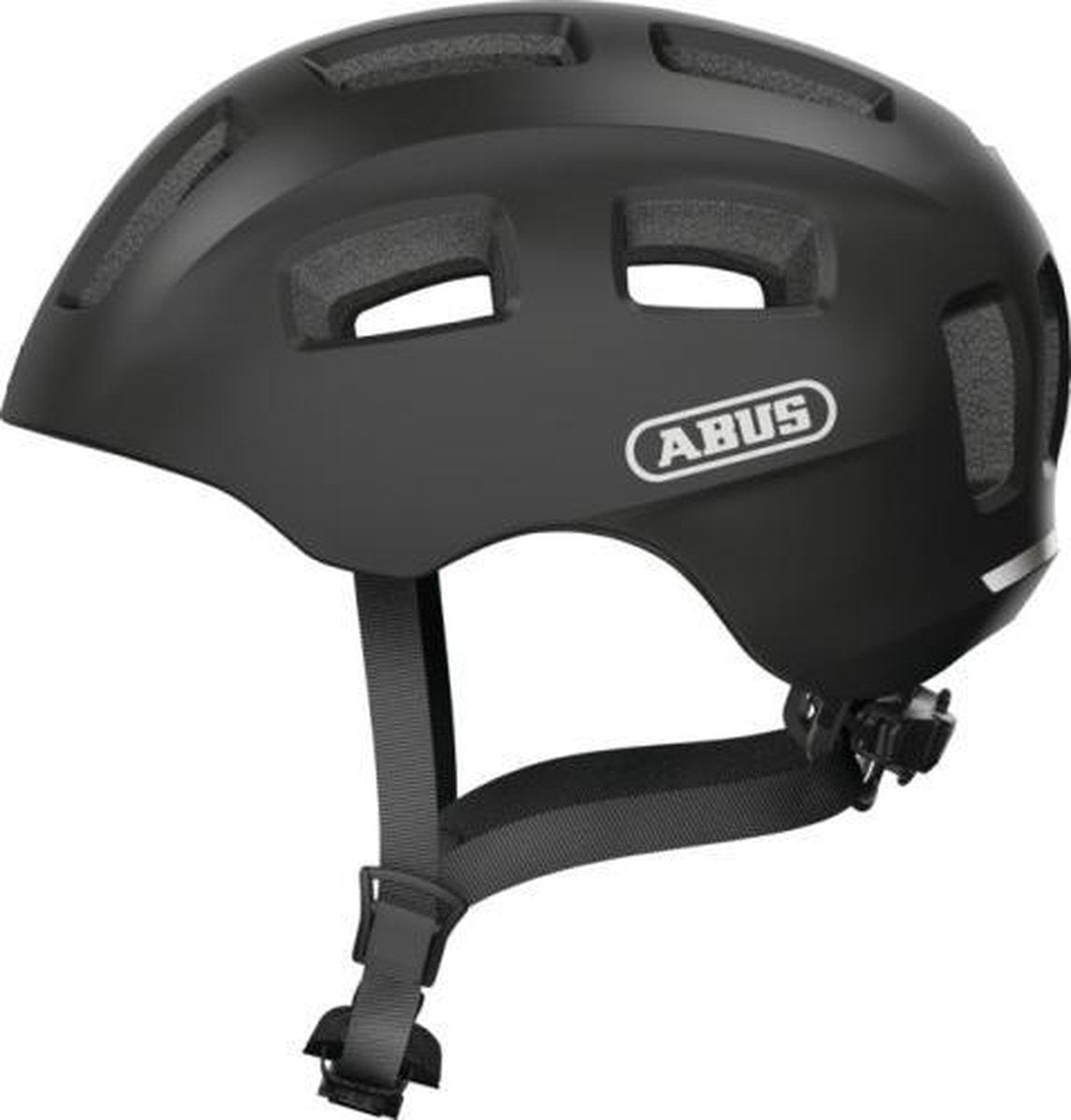 ABUS - ABUS Fietshelm youn-i 2.0 velvet black m - 52-57 cm - zwart - geschikt voor gebruik op elektrische fietsen - stadsfietsen - 260 g