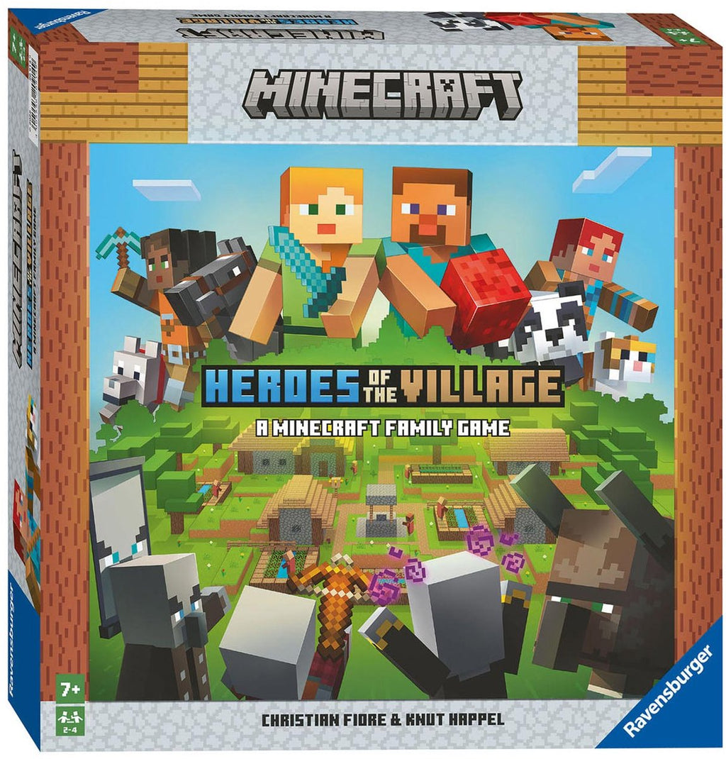 Ravensburger - minecraft junior: heroes of the village - bordspel