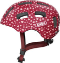 Abus fietshelm youn-i 2.0 cherry heart m - 52-57 cm - rood - geschikt voor gebruik op elektrische fietsen - stadsfietsen - 260 g