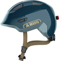 ABUS - ABUS kinderhelm smiley 3.0 ace led - fietshelm met licht - diepe pasvorm & ruimte voor een vlecht - voor meisjes en jongens - glanzend blauw maat m