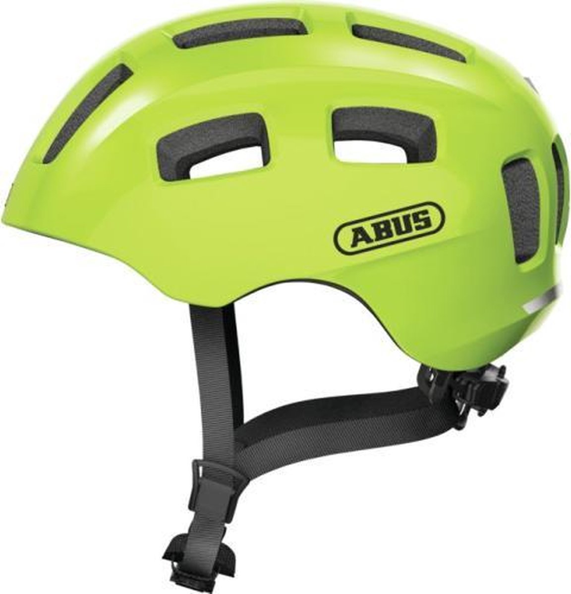 ABUS - ABUS Fietshelm youn-i 2.0 signal yellow m - 52-57 cm - geel - geschikt voor gebruik op elektrische fietsen - stadsfietsen - 260 g