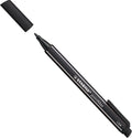Stabilo pointmax - hardtip fineliner 0,8 mm - met nylon tip - zwart - per stuk