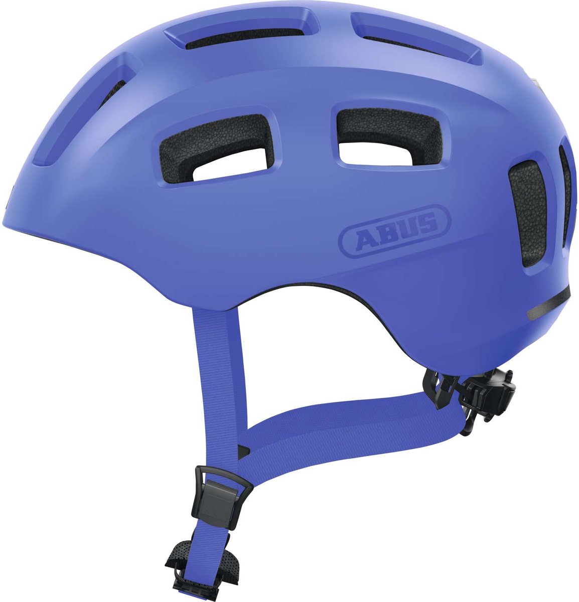 ABUS - ABUS Fietshelm youn-i 2.0 mono blue m - 52-57 cm - blauw - geschikt voor gebruik op elektrische fietsen - stadsfietsen - 260 g