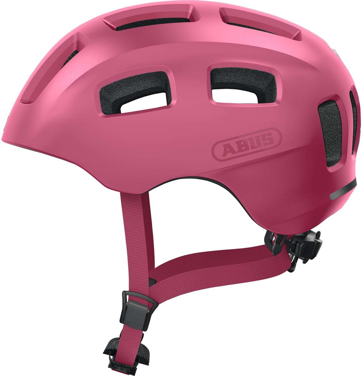 ABUS - ABUS Fietshelm youn-i 2.0 mono red s - 48-54 cm - rood - geschikt voor gebruik op elektrische fietsen - stadsfietsen - 240 g