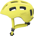 ABUS - ABUS Fietshelm youn-i 2.0 mono yellow m - 52-57 cm - geel - geschikt voor gebruik op elektrische fietsen - stadsfietsen - 260 g