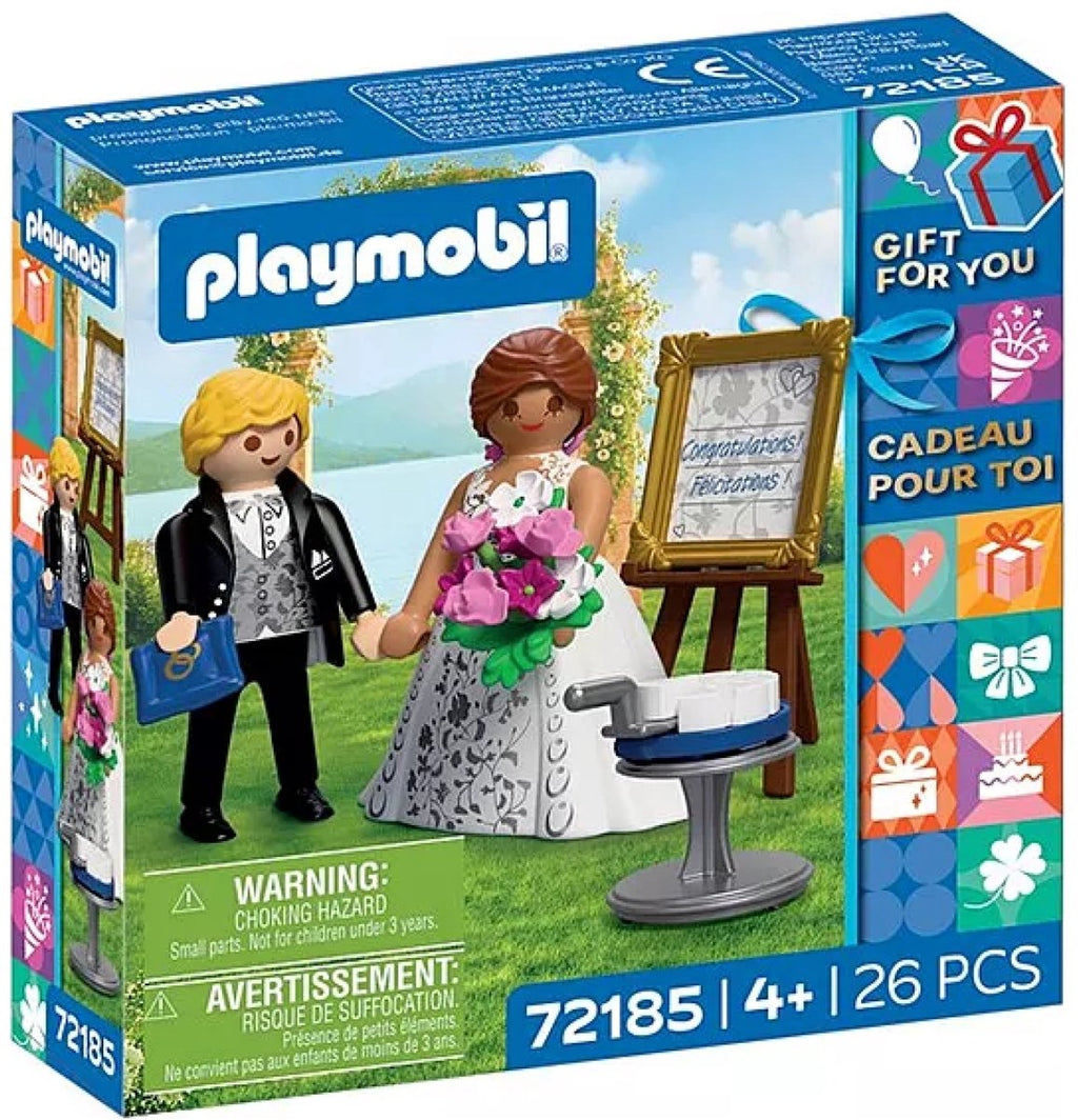 Playmobil bruiloft speelfiguur set - romantisch rollenspel cadeau.