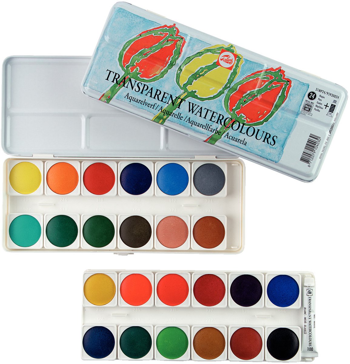 Talens - Talens transparante aquarelverf set 31mp24