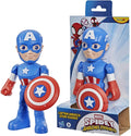 Marvel - Marvel Spidey and his amazing friends supersized captain america speelfiguur
