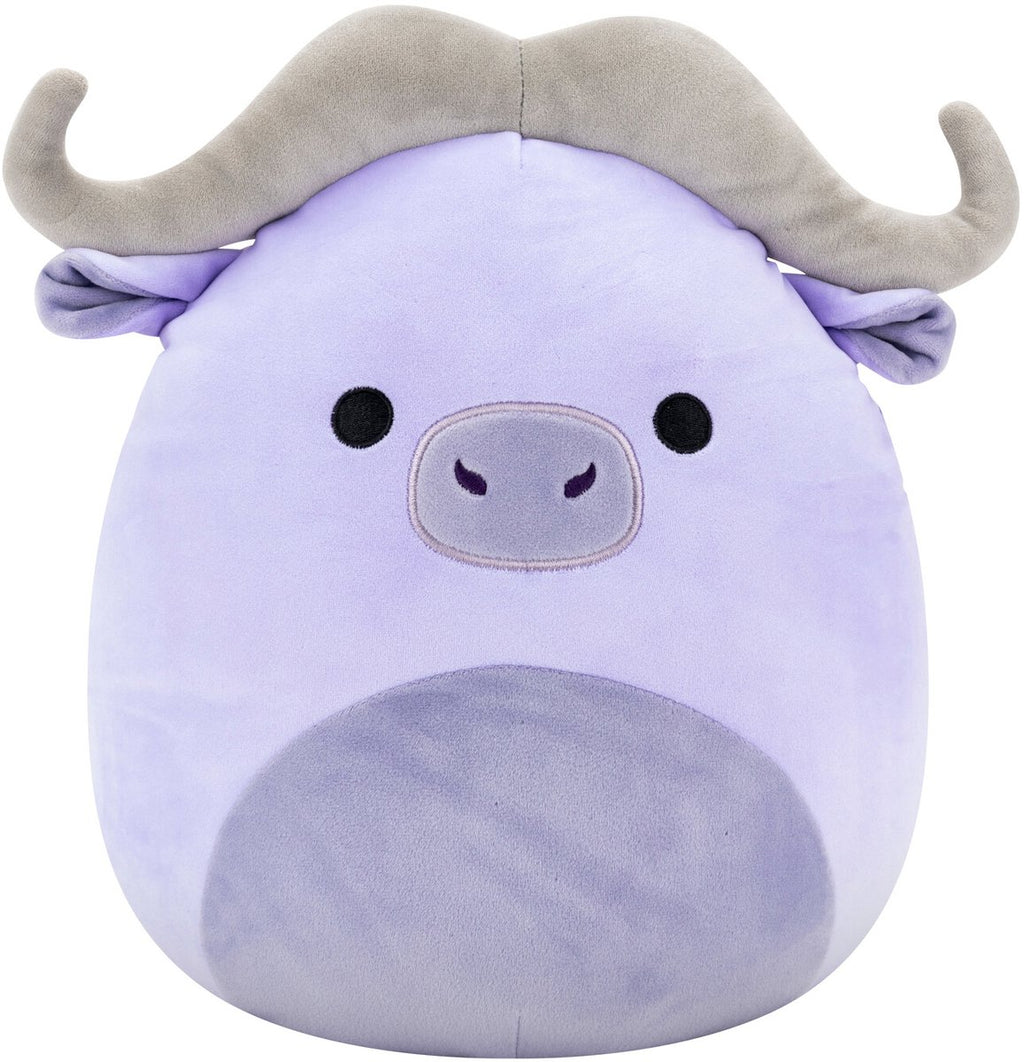 Squishmallows knuffel pluche - paarse waterbuffel, 30cm