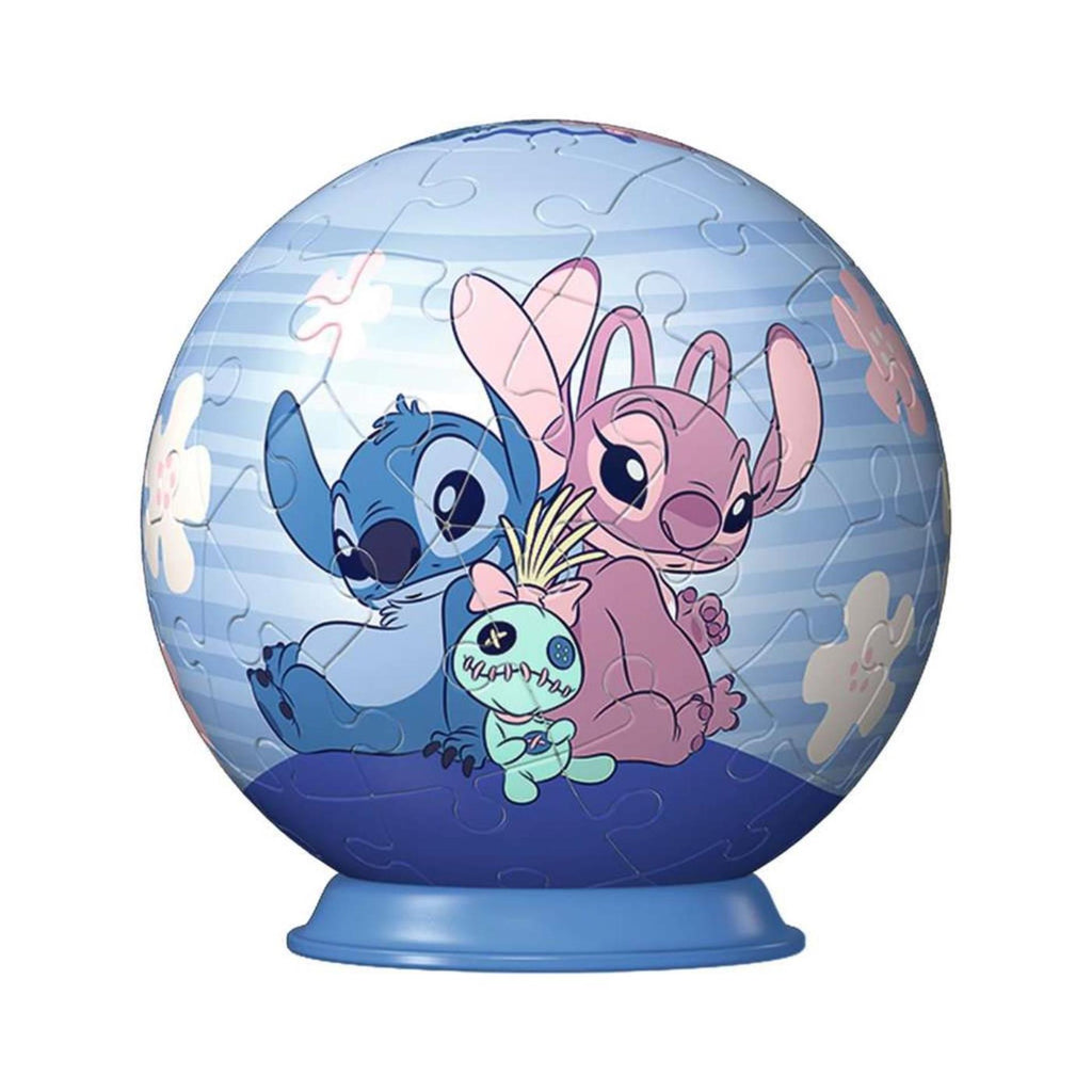 Ravensburger - 3d puzzelbal stitch en angel 54 stuks