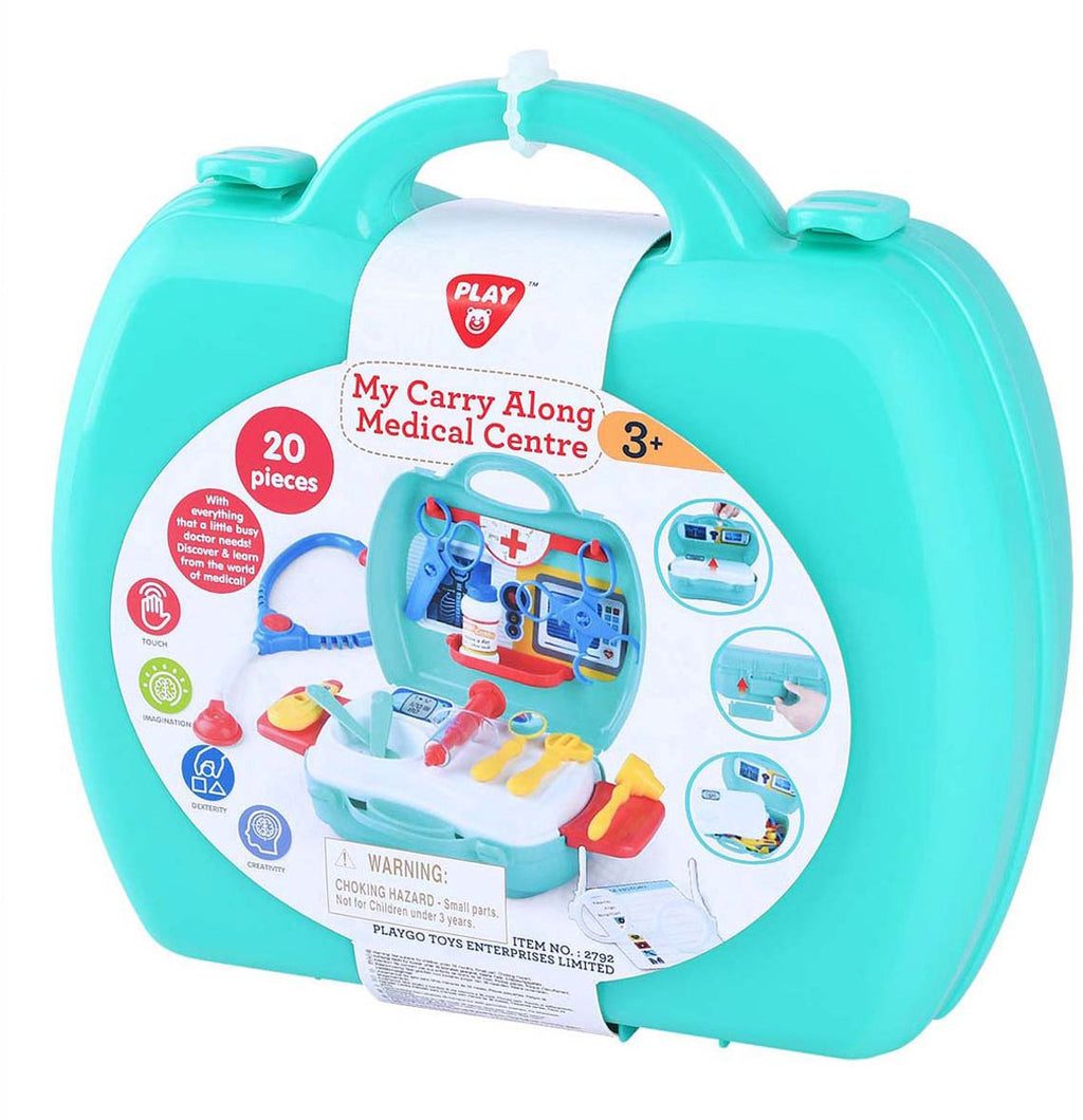 Playgo - go dokterskoffer met accessoires 20dlg.