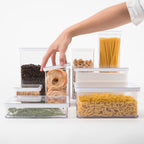 Rotho loft bewaardoos vierkant 2l wit 10x10x28,5cm