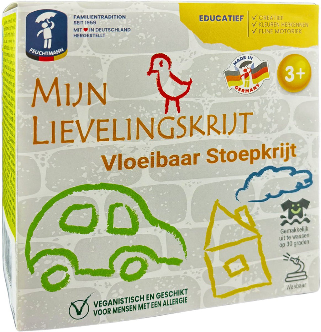 Feuchtmann - Feuchtmann Mijn lievelingskrijt - vloeibaar stoepkrijt 4x100gr.